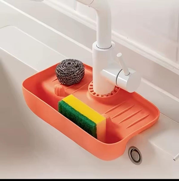 Sink Mat, Kitchen with Slope Design Anti-Slip