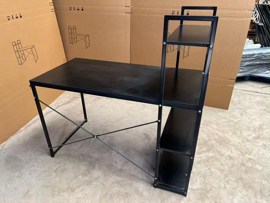 Large Ergonomic Workstation Desk with Shelves