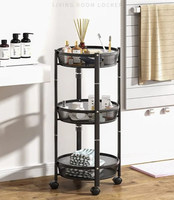 Foldable Multi-Layer Kitchen Storage Rack