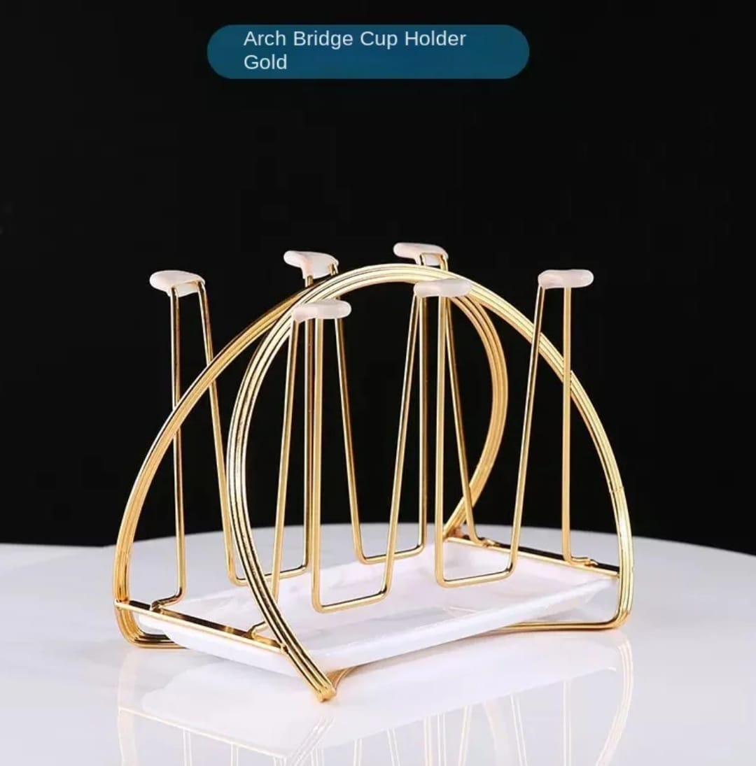 Cup Drying Rack with Drainboard