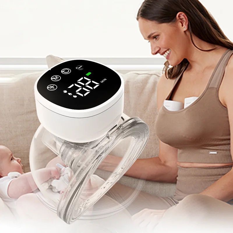 Rechargeable and wearable hands-free pump designed for convenient daily use