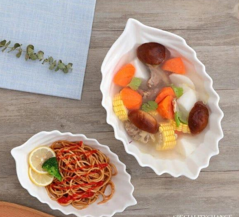 5 In 1 Leaf Shaped Bowls