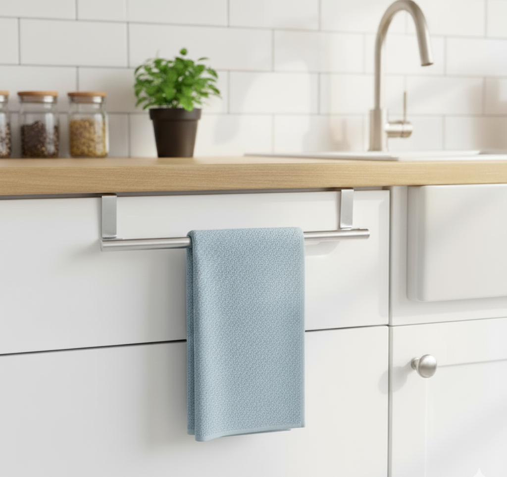 Gemelli Collections stainless steel 36cm kitchen towel holder