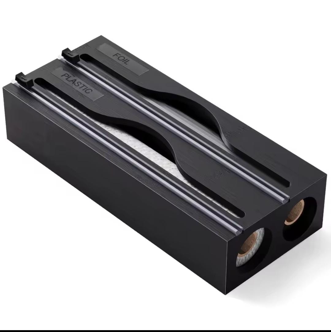 2 in 1 Bamboo Wrap Dispenser with Cutter