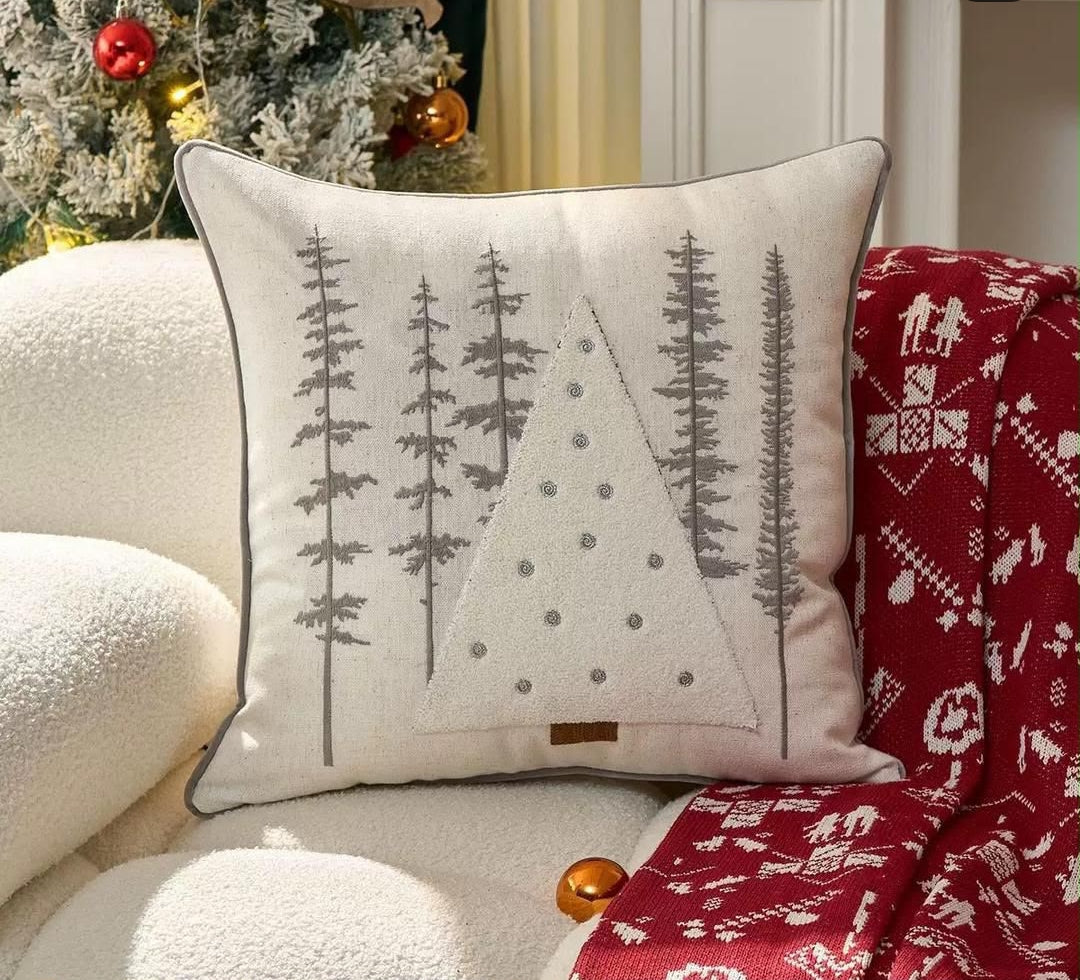 45 × 45 cm Christmas Decorative Cushion Covers for Sofa and Bed