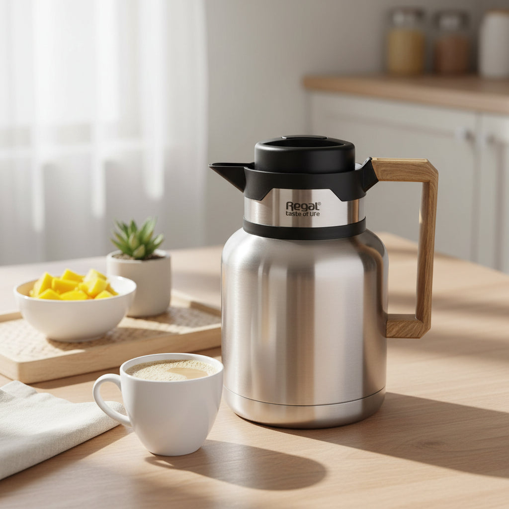 Regal Stainless Steel Vacuum Flask 1L, 1.5L & 2L TSC-UQ