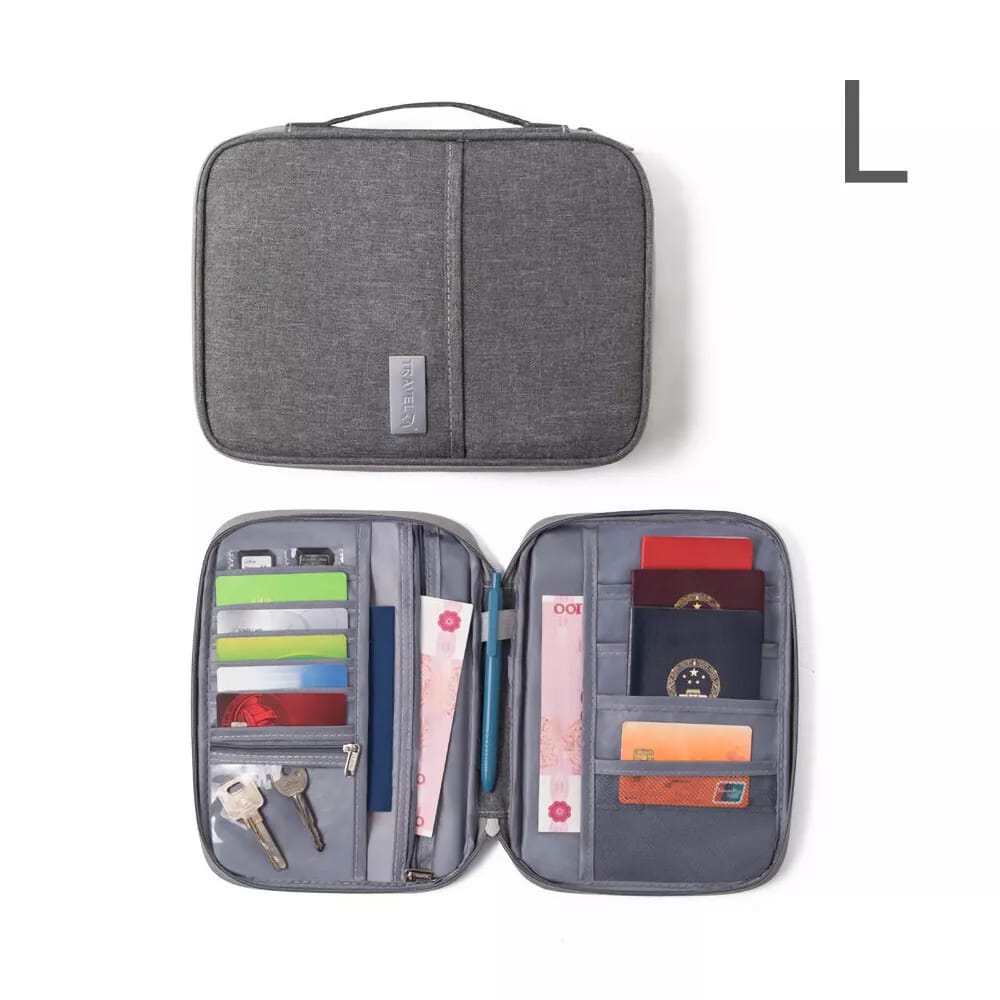 Travel Passport And Document Organizer