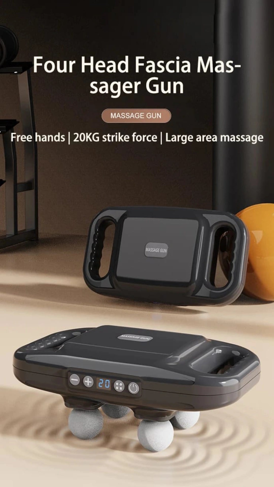 Four heads massager