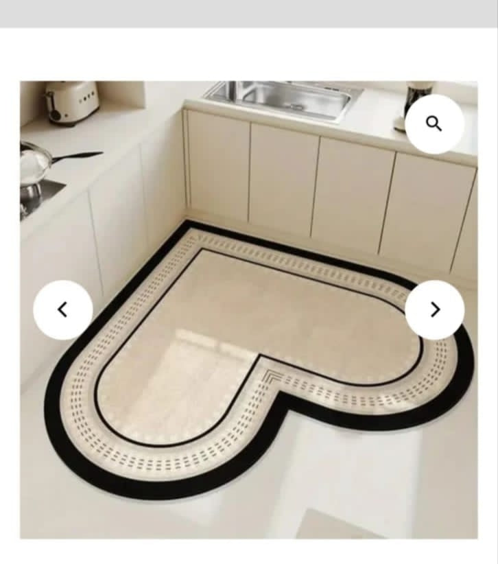 Gemelli Collection – love shaped mat, soft and durable – decorative indoor floor mat and home