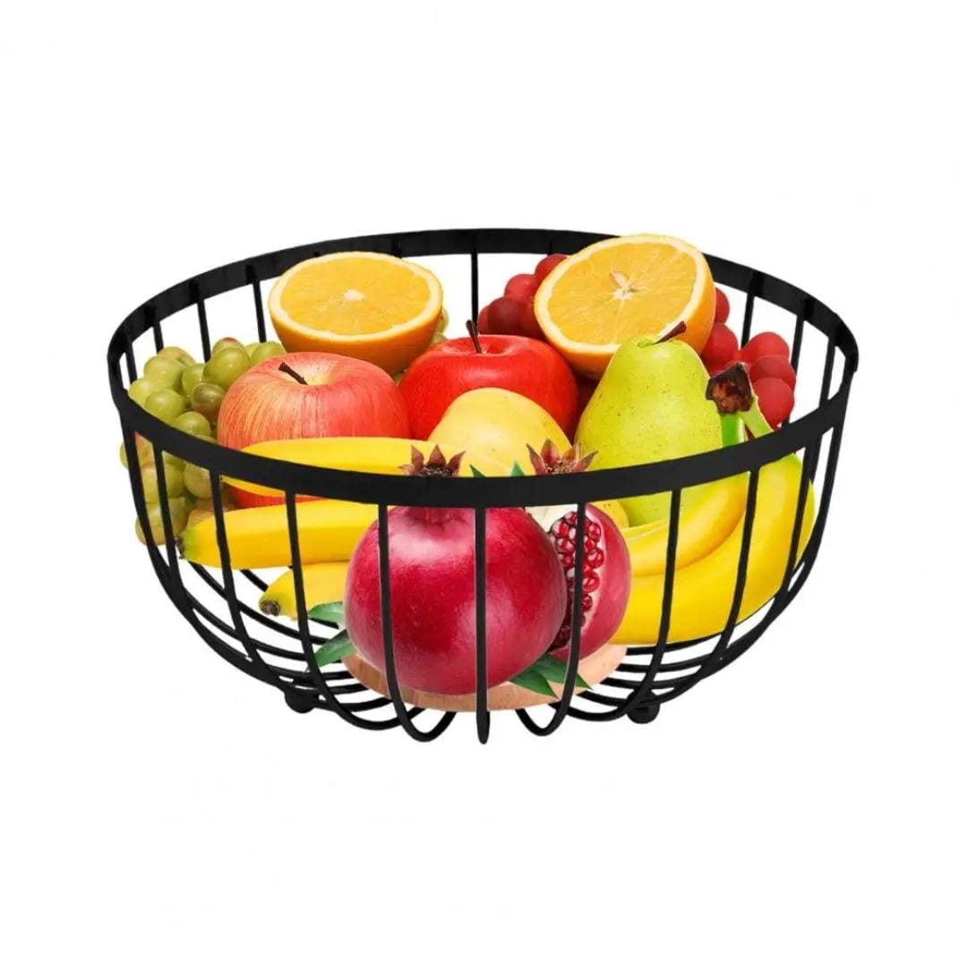Fruit Basket With Bamboo Base