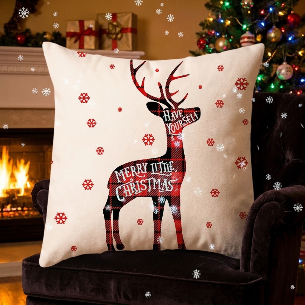 Christmas Cushion Covers 45 × 45cm