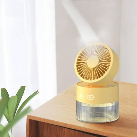 Rechargeable Fan with Humidifier