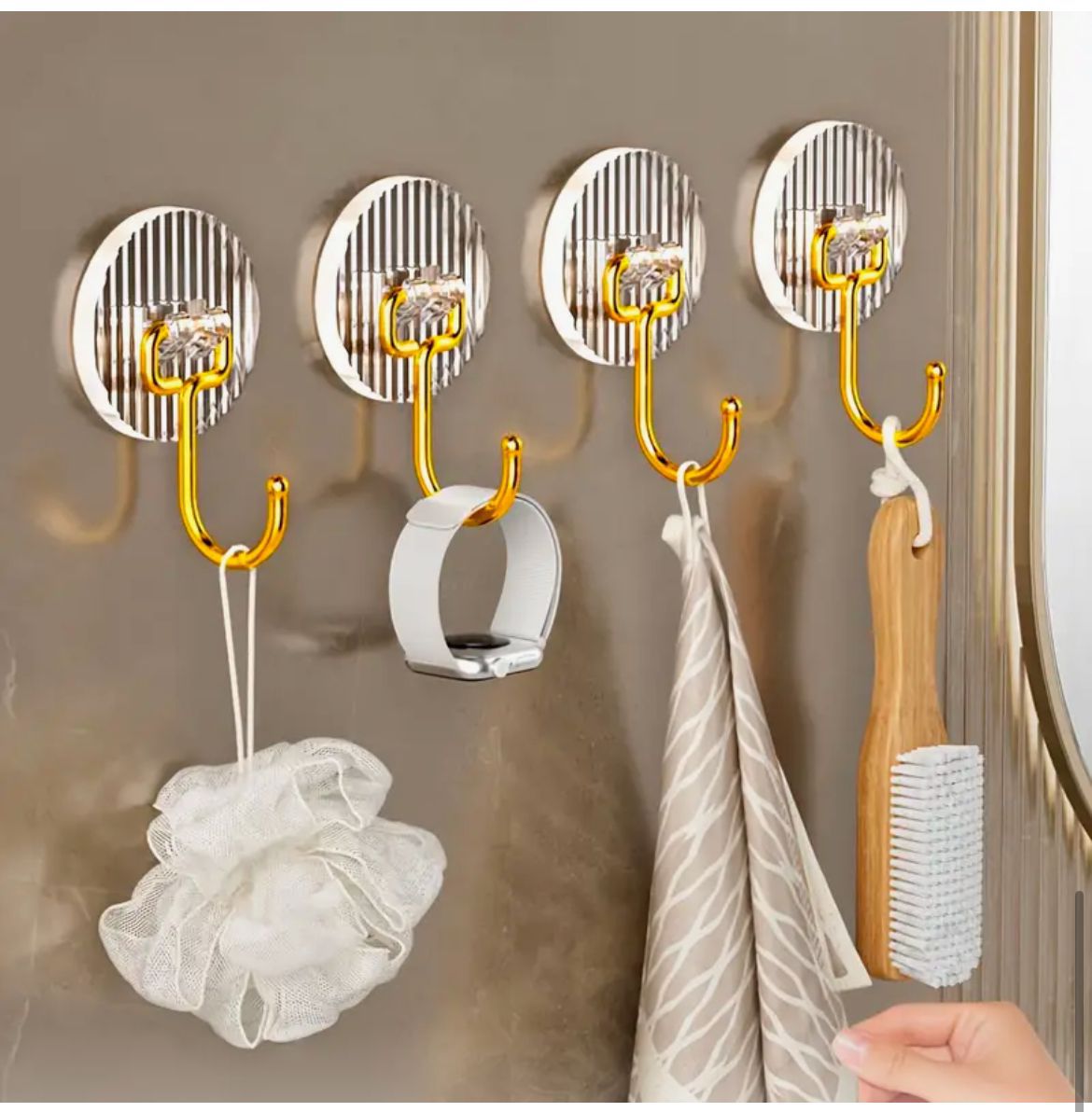 Golden Acrylic Hooks