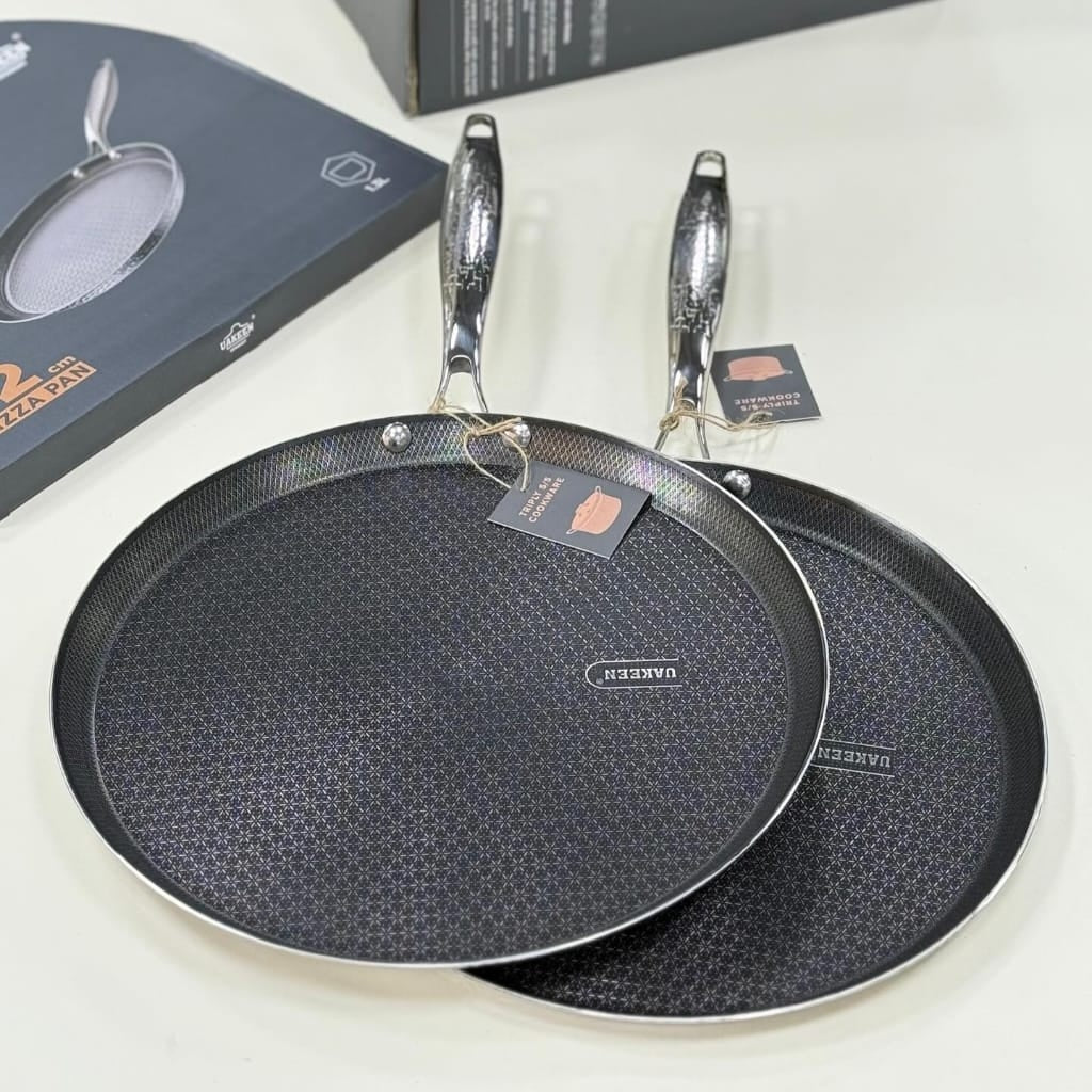 Stainless Steel Non-Stick Flat Skillet Griddle Pan 28cm