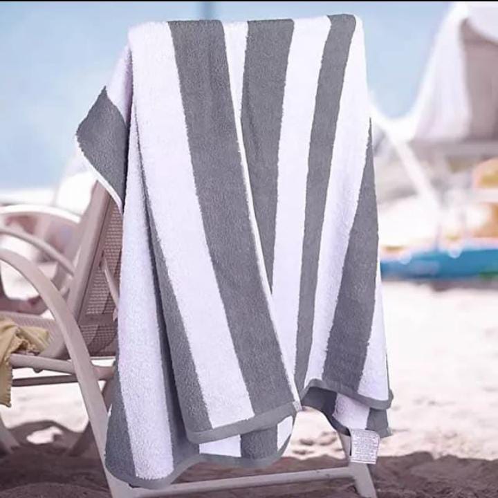 Cotton stripped towel
