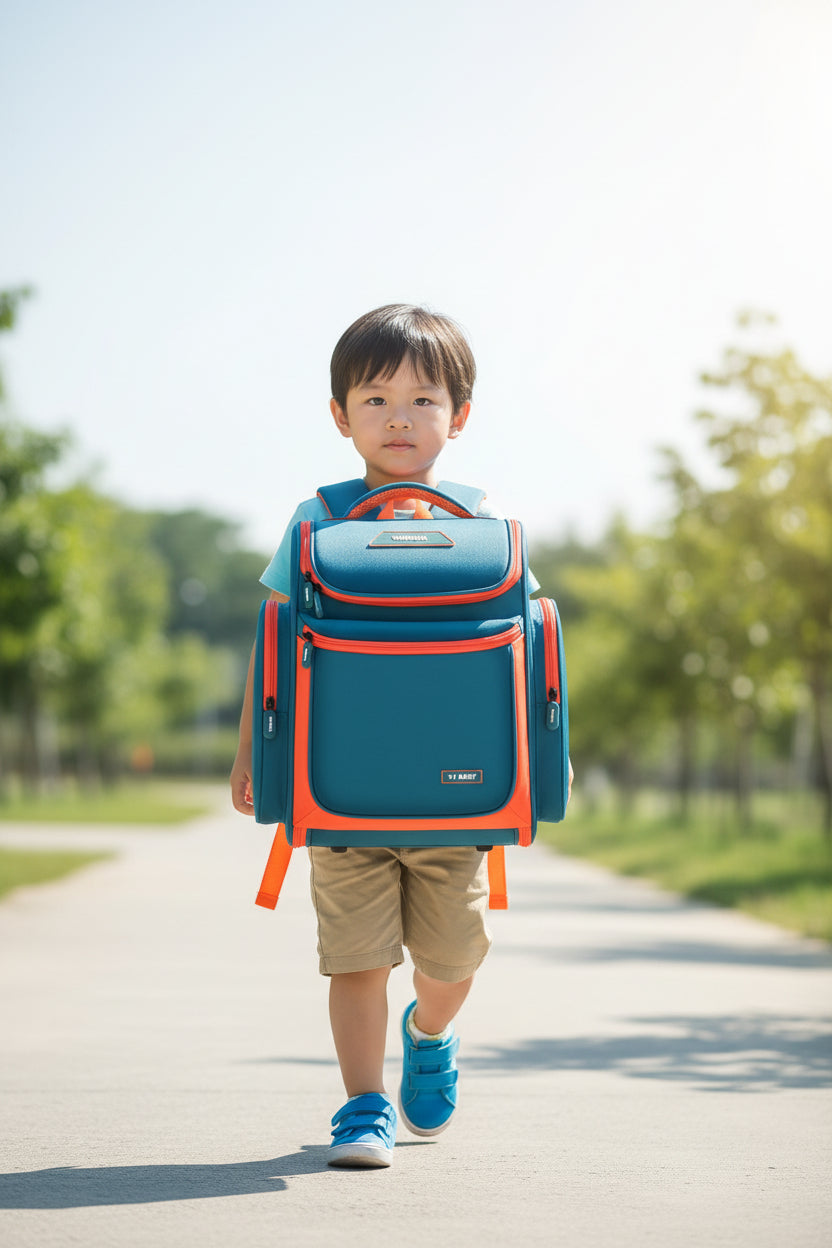 Gemelli Collection – school bag, durable, spacious compartments – student storage and daily school use