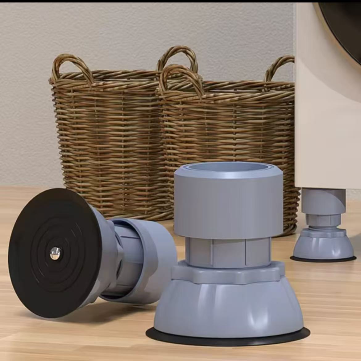 4pcs Adjustable Washer & Fridge Foot Pads