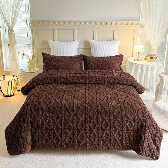 Gemelli Colllection single woolen blanket 5x6 ft warm soft cosy lightweight bedding everyday home use