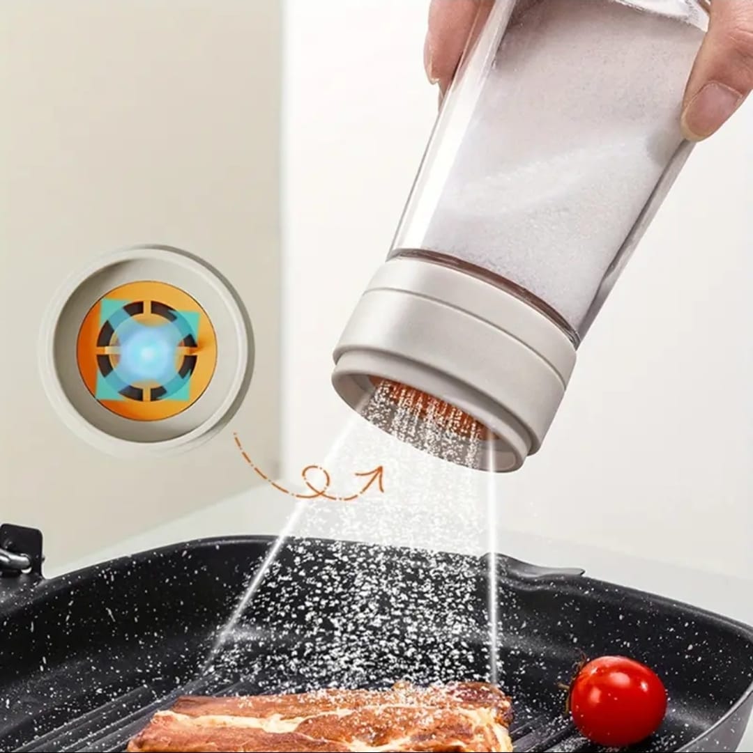 Glass Salt Shaker with Precise Measure