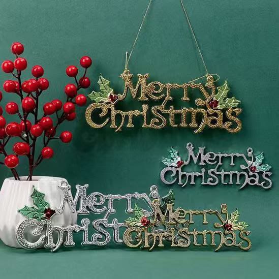 Merry Christmas Letter Hanging Sign