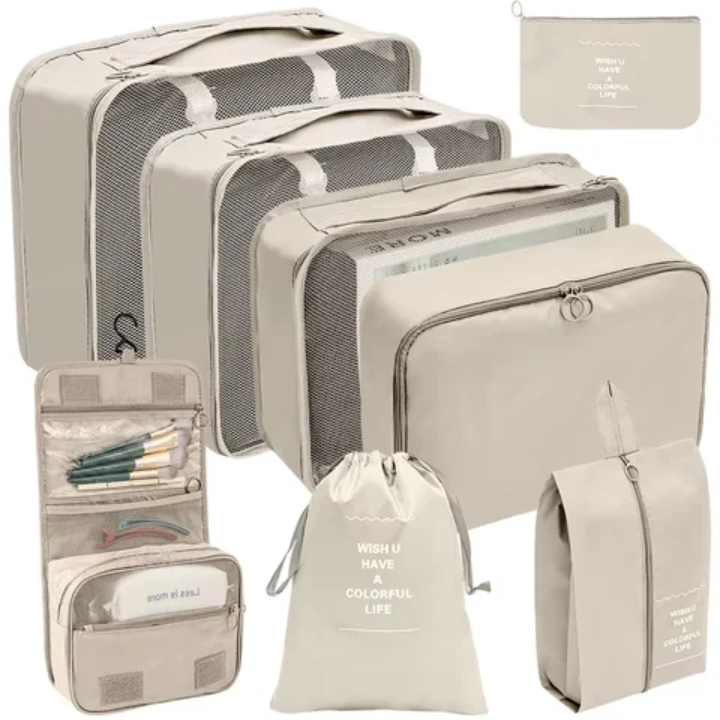 7pcs luggage organiser