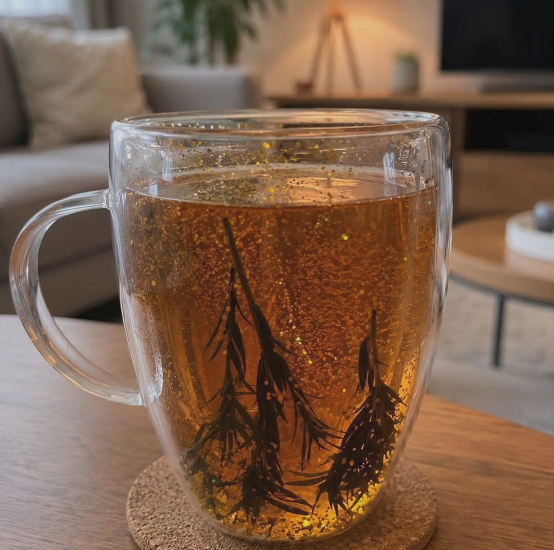 High Borosilicate Double-Wall Glass Mug