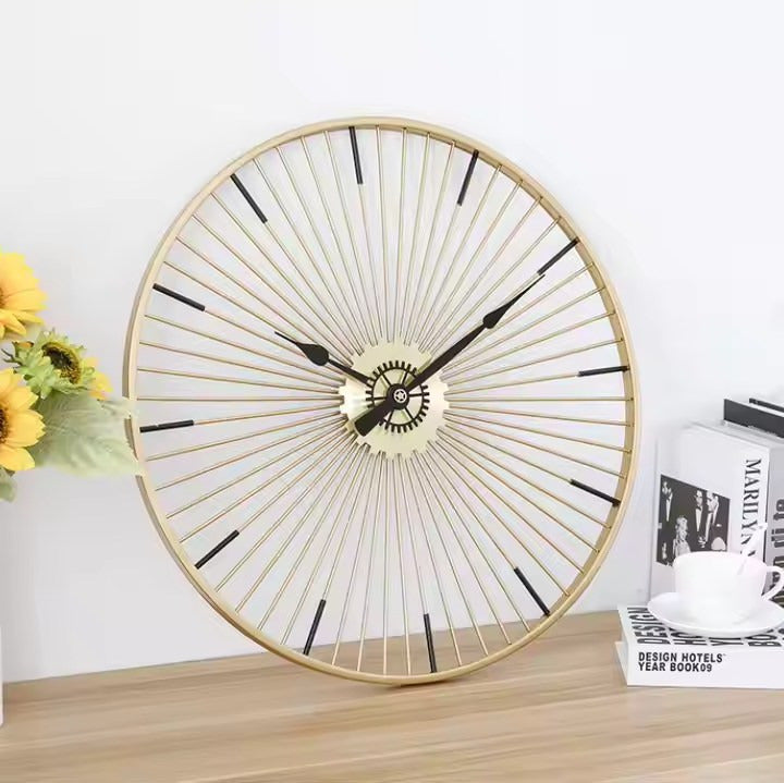 Gold-Painted  Wall Clock