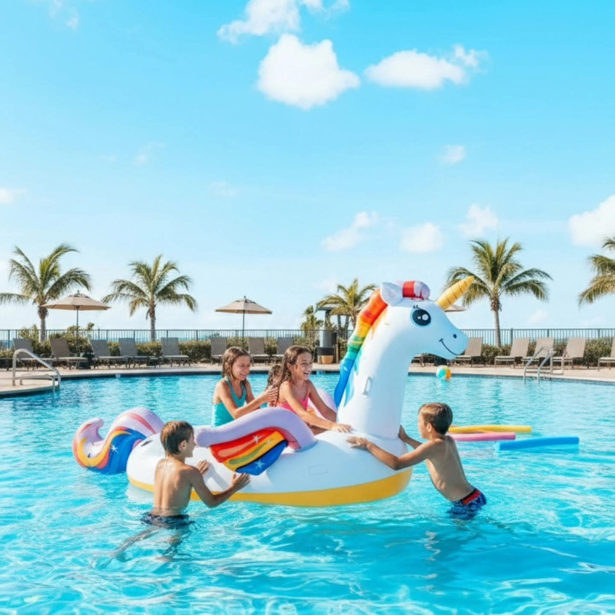 Giant Unicorn Pool Float