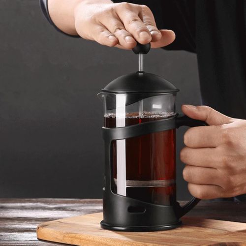 Manual French Coffee Press and Tea Maker, 600ml and 800ml with black frame and handle - available in Nairobi, Kenya