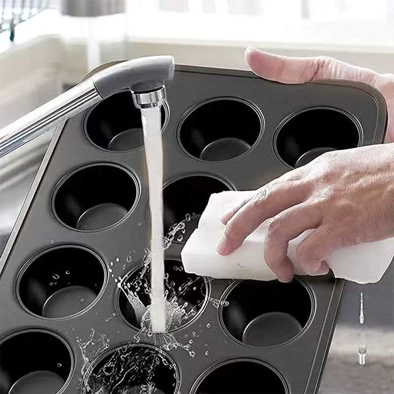 12-Hole Rust Free Cupcake Baking Tray