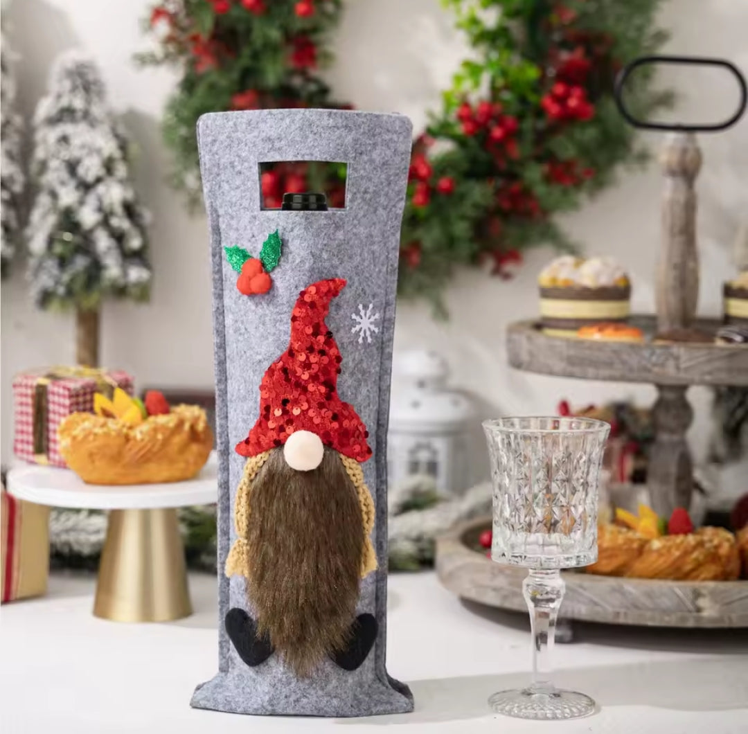 Christmas Wine Bottle Bag