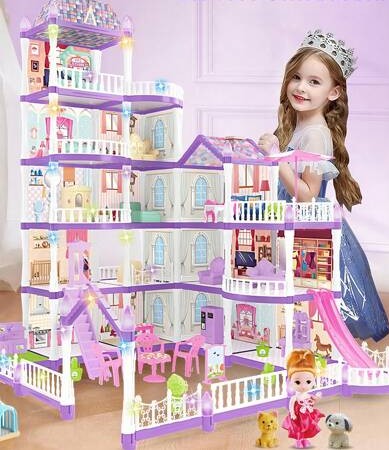 Kid's Purple Villa House