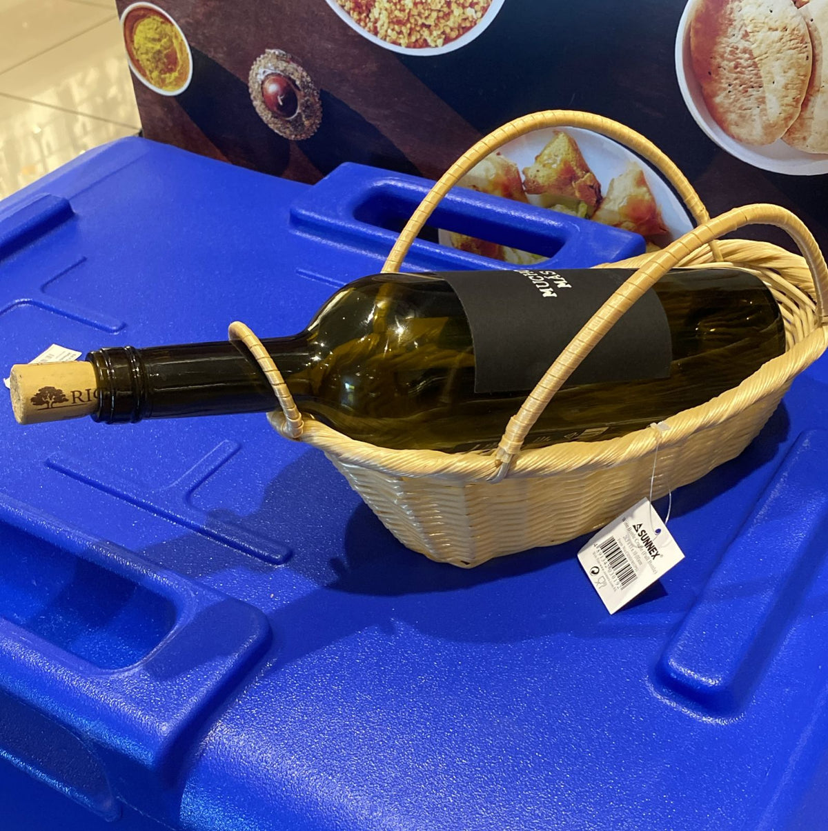 Wicker Wine Bottle Basket