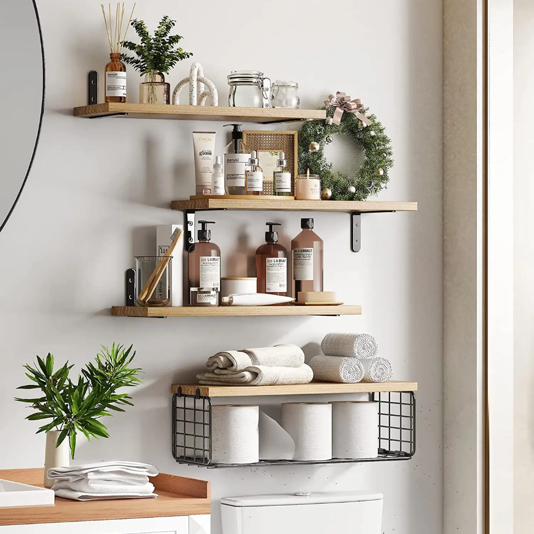 Bathroom Floating Shelves