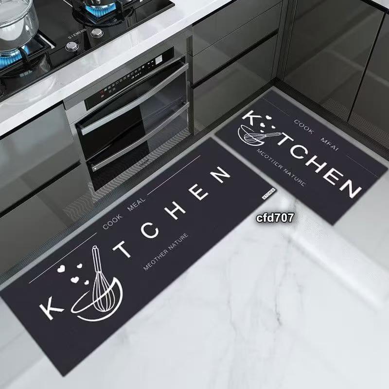 2pcs Kitchen Mat  Non-Slip Rubber