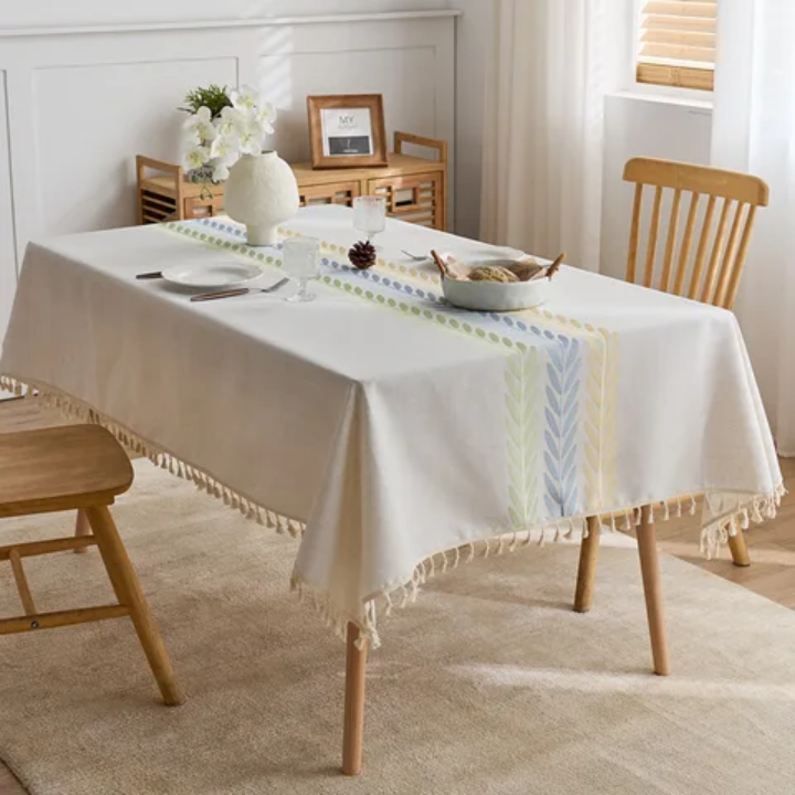 Cotton Linen Table Cloth 1.4×2M