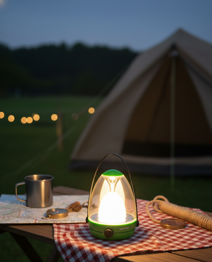 Rechargeable emergency LED light lamp for home and outdoor use