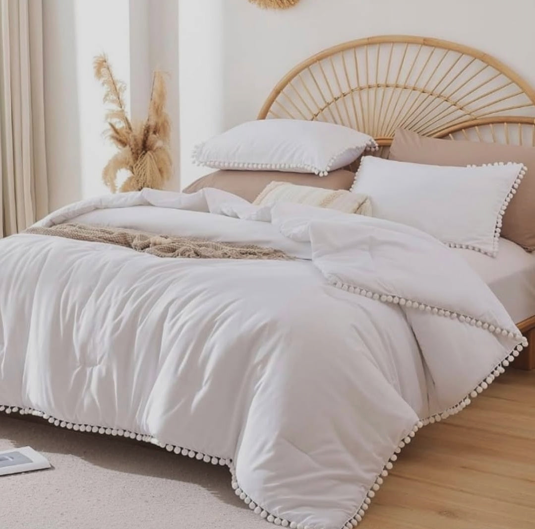 Pom Pom Cotton Duvet Set 6 × 7