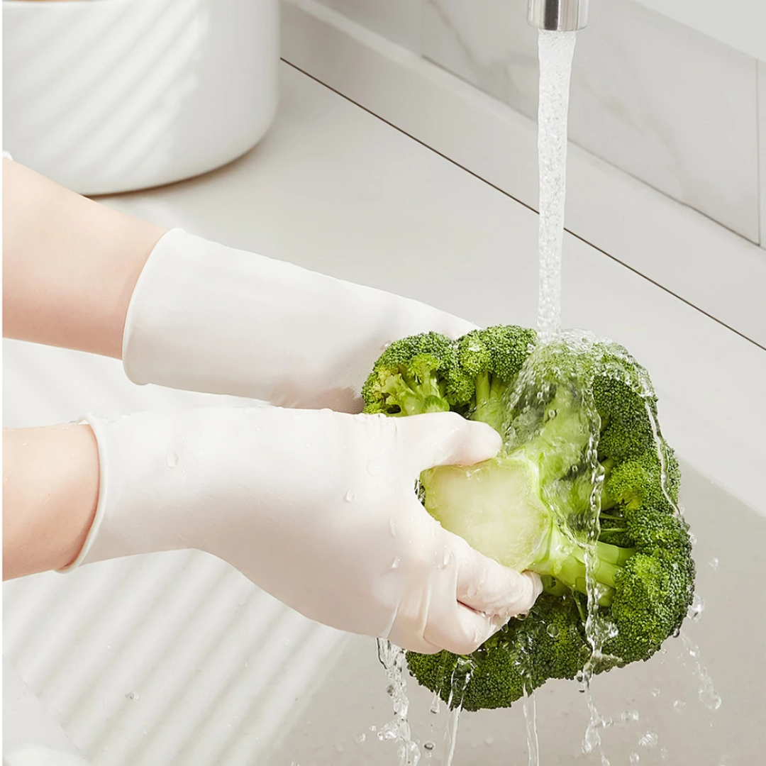 Latex Studded Gloves