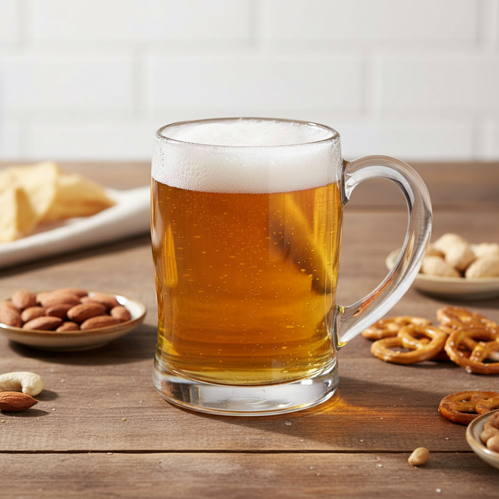 12pcs Luminarc Benidorm Clear 450 ml  Glass Beer Mug Set-N1512