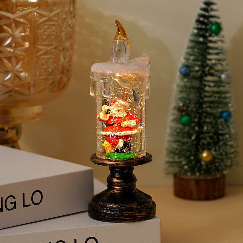 Christmas LED Candle Light Decorative Lamp with Built-In Battery