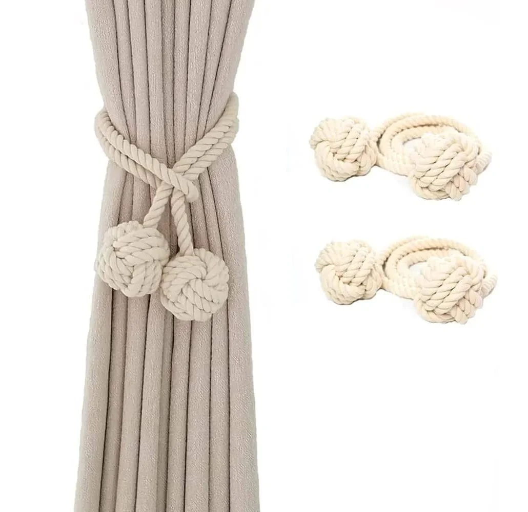 Cotton Rope Curtain Holders