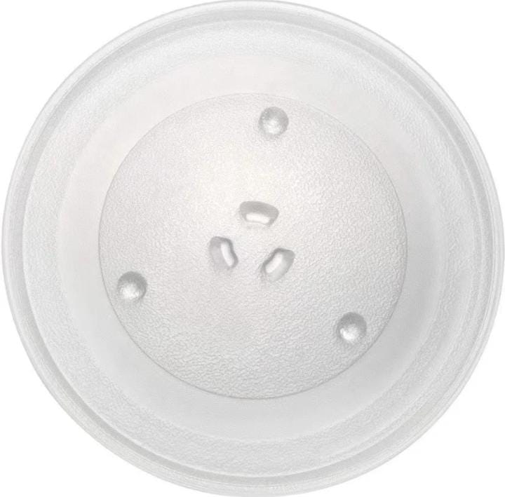 Microwave plate – heat-resistant glass – even cooking and reheating