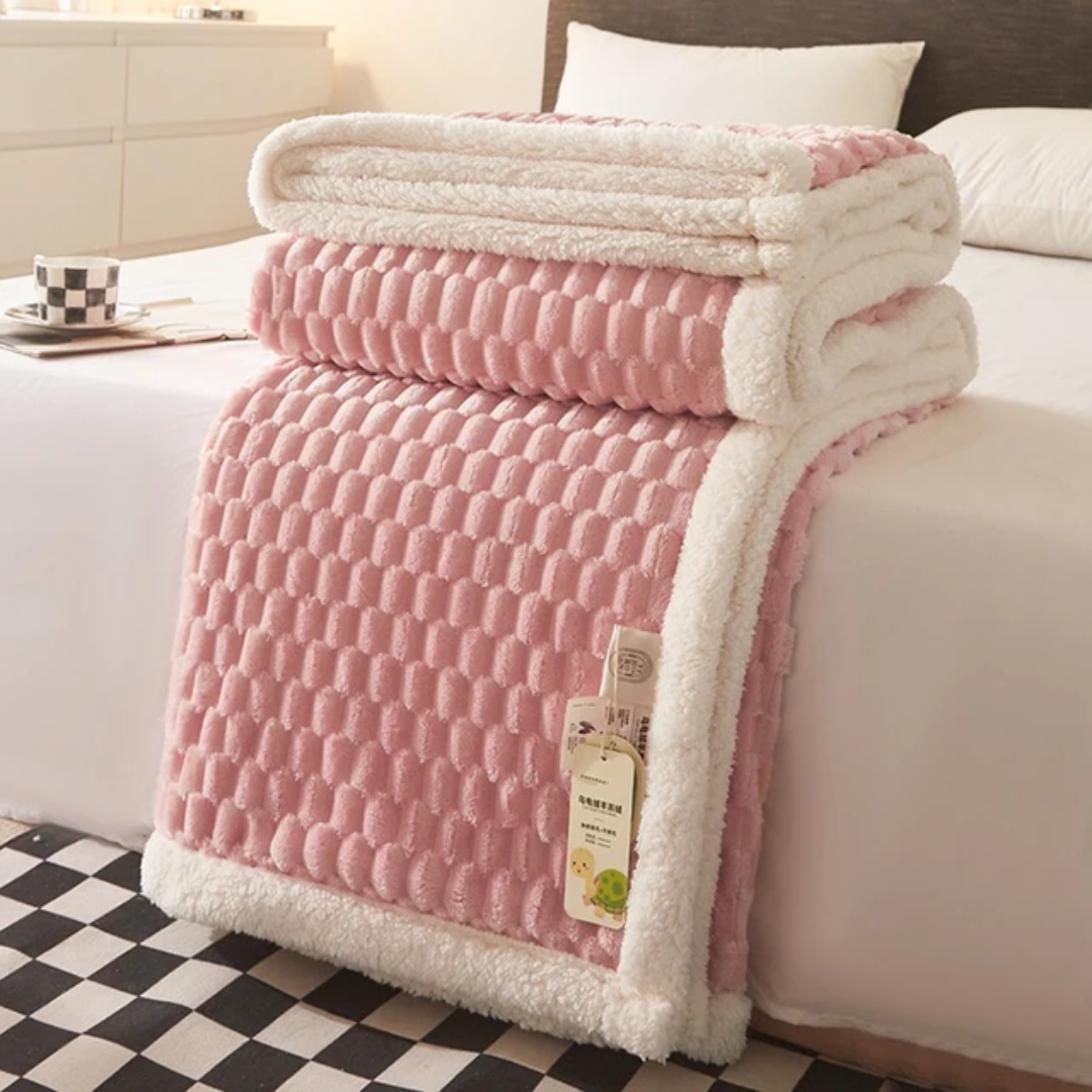 Velvet fleece blanket