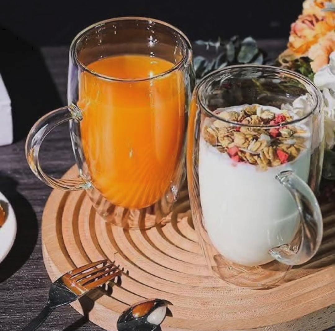 Borosilicate Coffee Double-Sided Mug