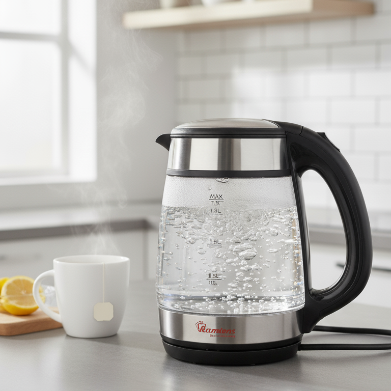ramtons rm566 electric kettle 1.7l stainless steel fast boil