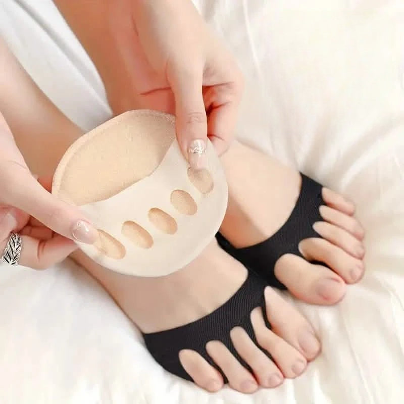 2 PCS Forefoot Cotton Pads – Invisible Shoe Inserts for Comfort and Pain Relief