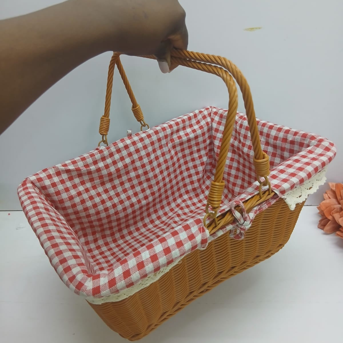Brown Rattan Picnic