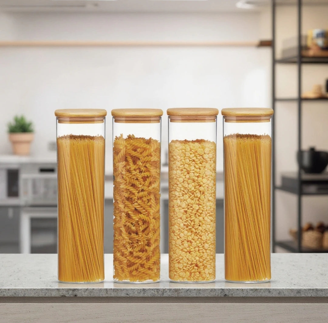 Glass Spaghetti Jar