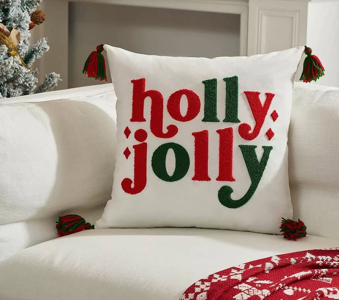 45 × 45 cm Christmas Decorative Cushion Covers for Sofa and Bed